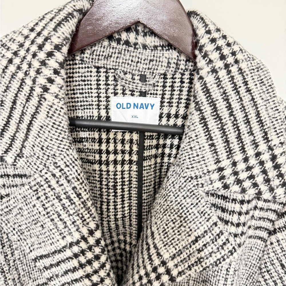 Old Navy Women's Classic Plaid Trench Coat Plus Size XXL/20/22 - Picture 2 of 3